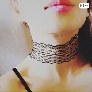 ♡ sexy lace choker・ ˚ ⁺ ⭐️  ♡